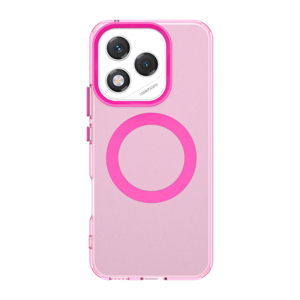 

For Honor 400 Lite 5G Case Magnetic Wireless Charge For Magsafe Case for Honor400 Lite Candy Shockproof Bumper Cover For Honor 400 Lite красный