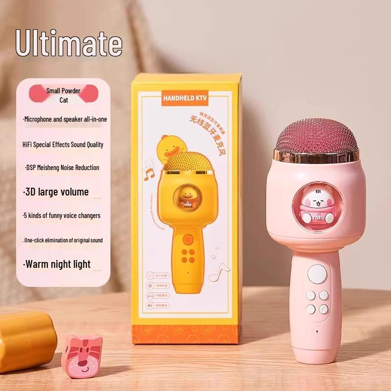 Kids' Mini Microphone Karaoke Speaker with Bluetooth Echo