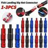 Fish Landing Dip Net Connector Quick Release Fish Landing Net Screw Prevent Fish Running Dip Net Rod Parts Fishing Accessories