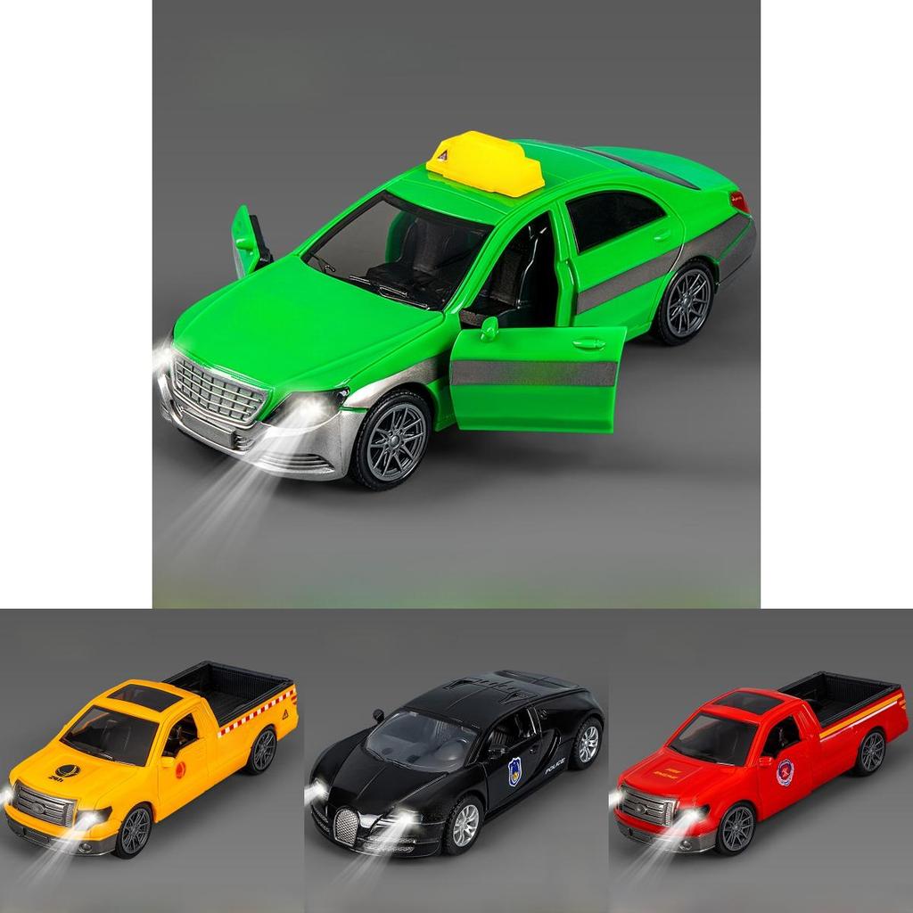 Trägheits-Polizeiauto-Modell mit Licht und Ton für Kinderspielzimmer