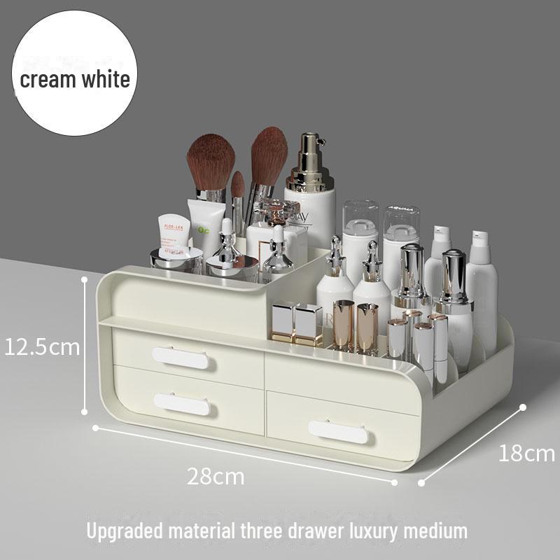 Organizator Compact pentru Birou de Dormitor: Cutie de Depozitare Machiaj și Cosmetice Stil Sertar