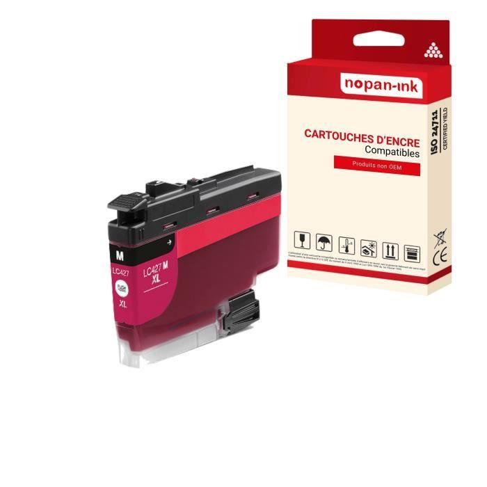 Cartouche pour BROTHER LC427XL Compatible Magenta x 1 - NOPAN-INK