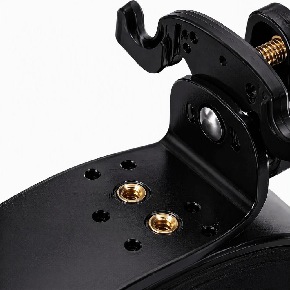 Aluminum Alloy Adjustable Shoulder Rest 3/4 4/4 Ergonomic Violin Support For Violinists
