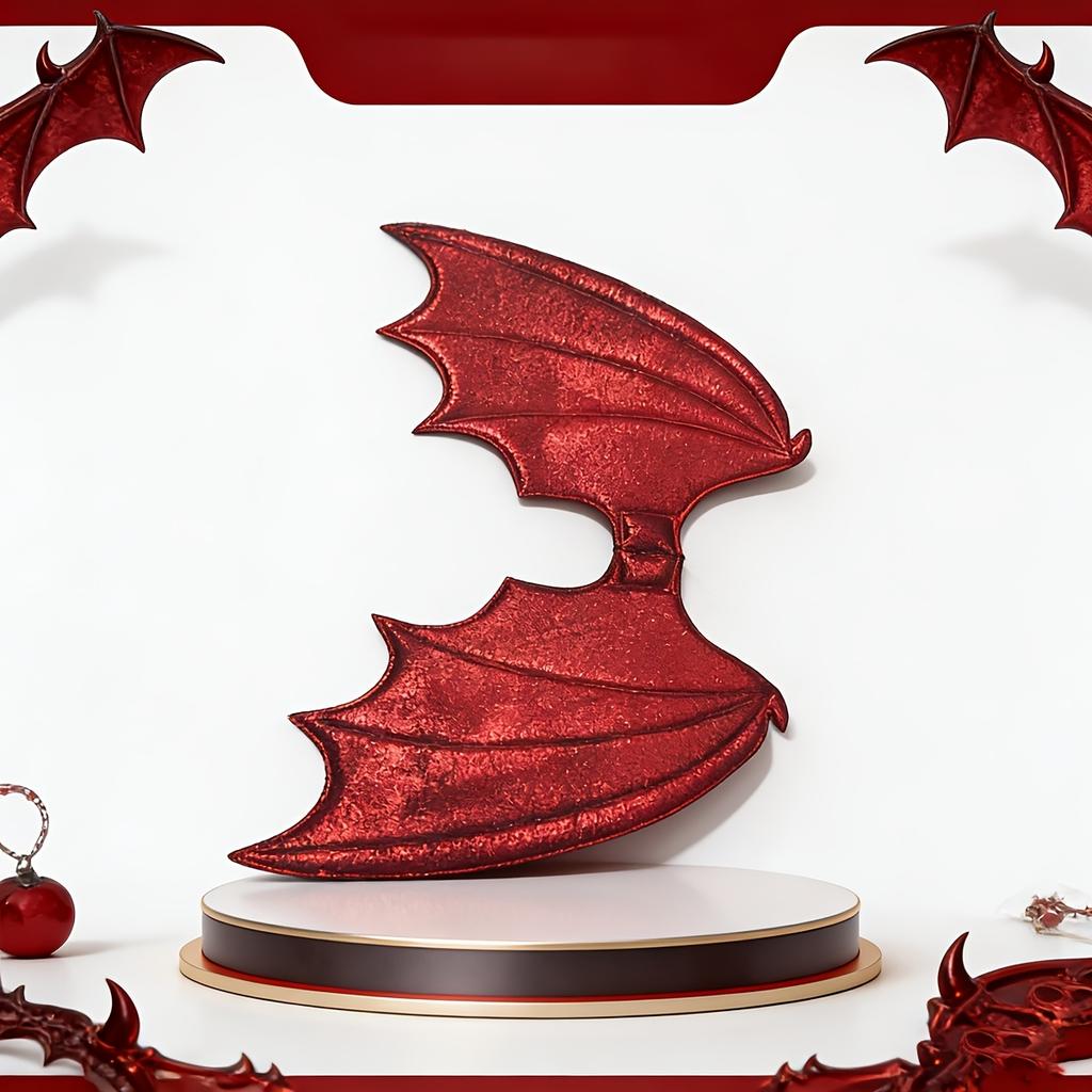 1Pc Pet Costume With Adjustable Dragon Wings For Cats And Small Dogs, Perfect For Daily Pet Dressing Up, An Excellent Choice For Halloween Outfits