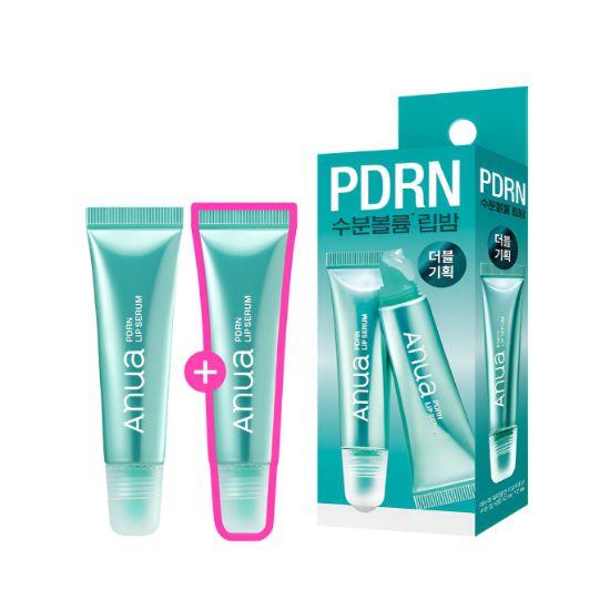 Anua PDRN Hyaluronic Acid Hydrating Lip Serum Moisture Plumping Lip Care Set 10ml x2