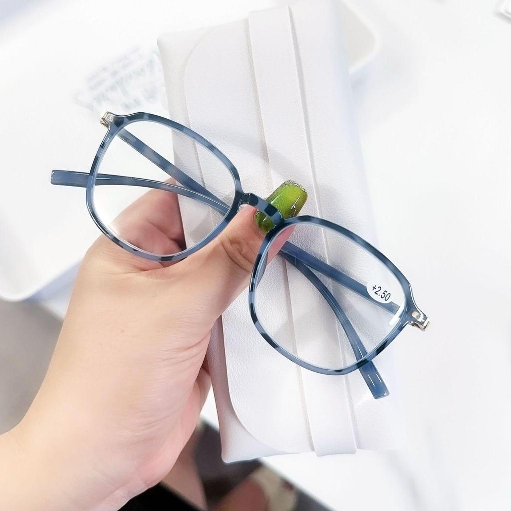 High-End Fashionable Ultra-Light Anti-Blue Light HD Reading Glasses for Middle-Aged and Elderly