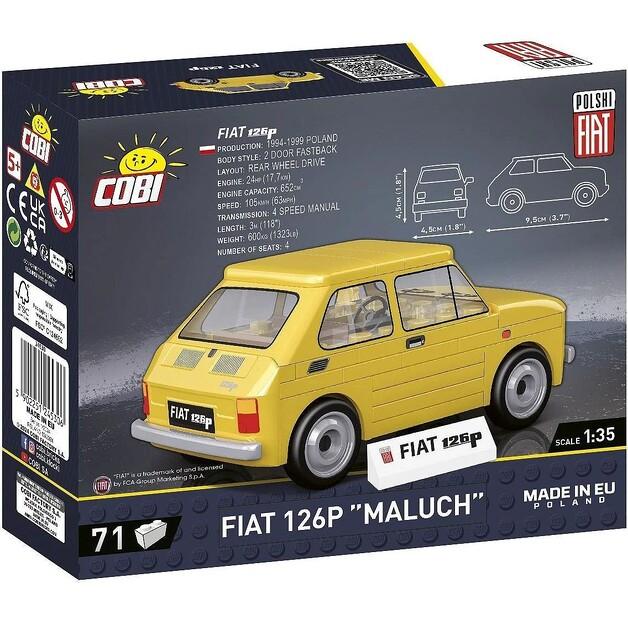 Конструктор пластиковый Cobi Action Town Fiat 126P COBI-24530