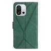 For OnePlus 13T 5G Case Skin Touch Lines Imprinted PU Leather Flip Phone Cover