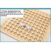 Wooden Montessori Multiplication Board Game Kids Learning Educational Toys Math Counting Hundred Board Interactive Thinking Game