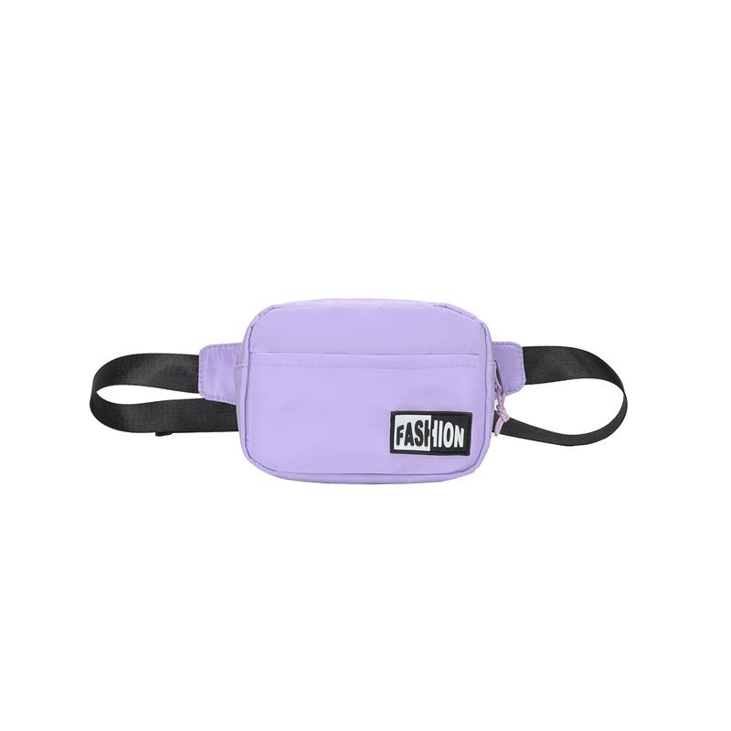 

Sports fanny pack New casual shoulder bag Trendy versatile mobile phone Oxford cloth small square bag one size fits all