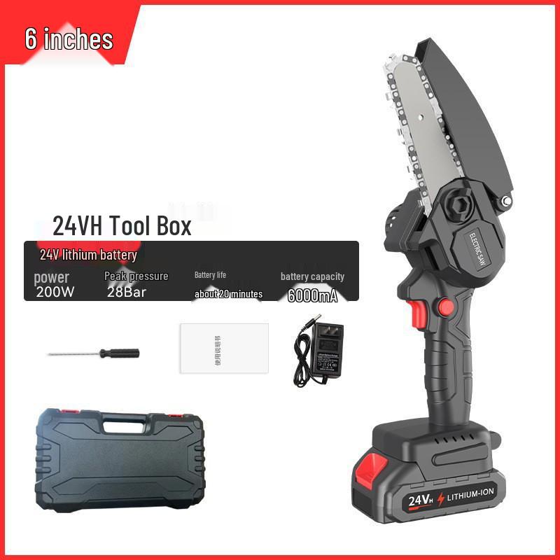 Drujba electrică cu litiu fără fir de mare putere pentru tăierea acasă și în grădină