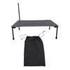 Height Adjustable Camping Table Fit for IGT Carbon Steel Aluminum Folding Portable Small Picnic Table for Outdoor BBQ