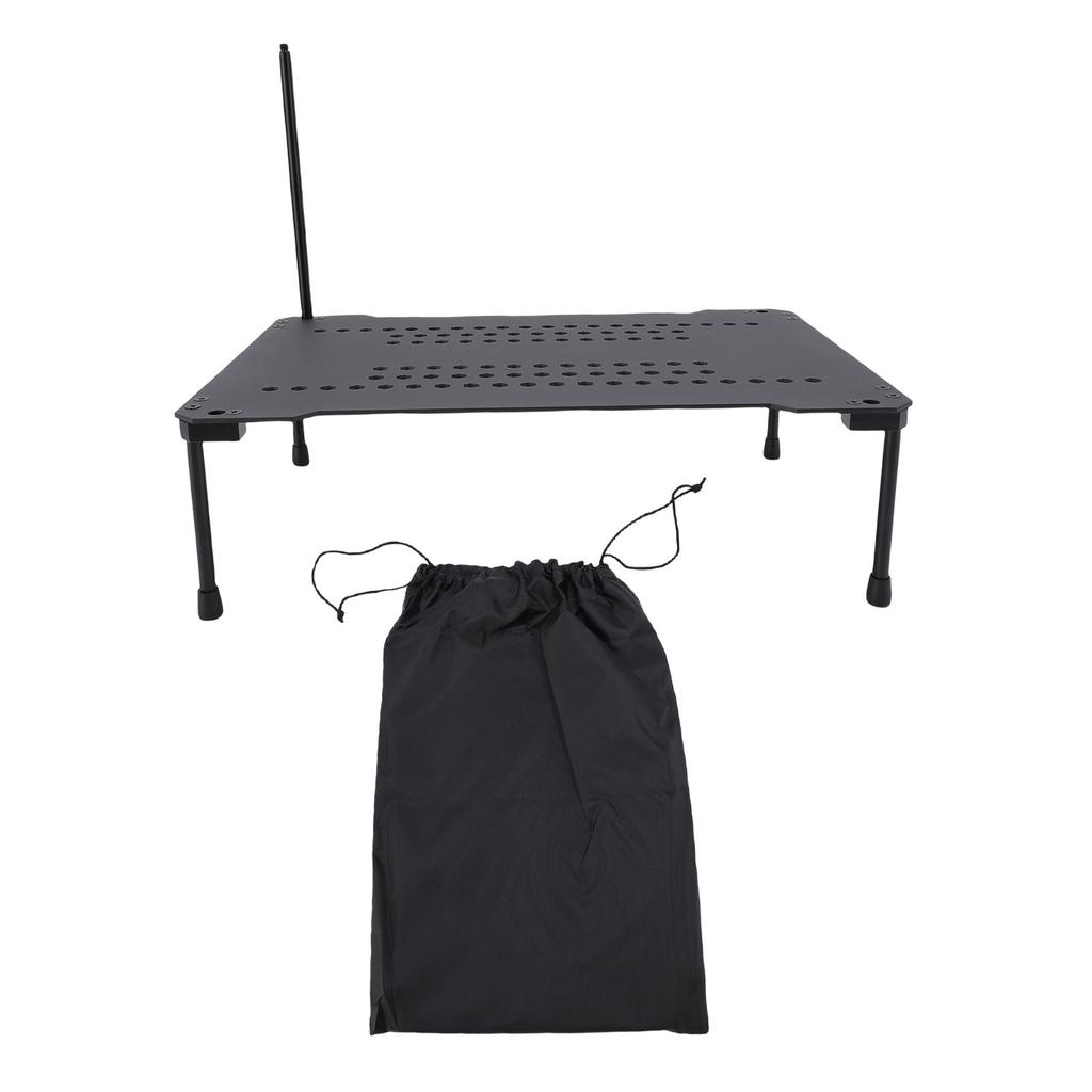 Height Adjustable Camping Table Fit for IGT Carbon Steel Aluminum Folding Portable Small Picnic Table for Outdoor BBQ