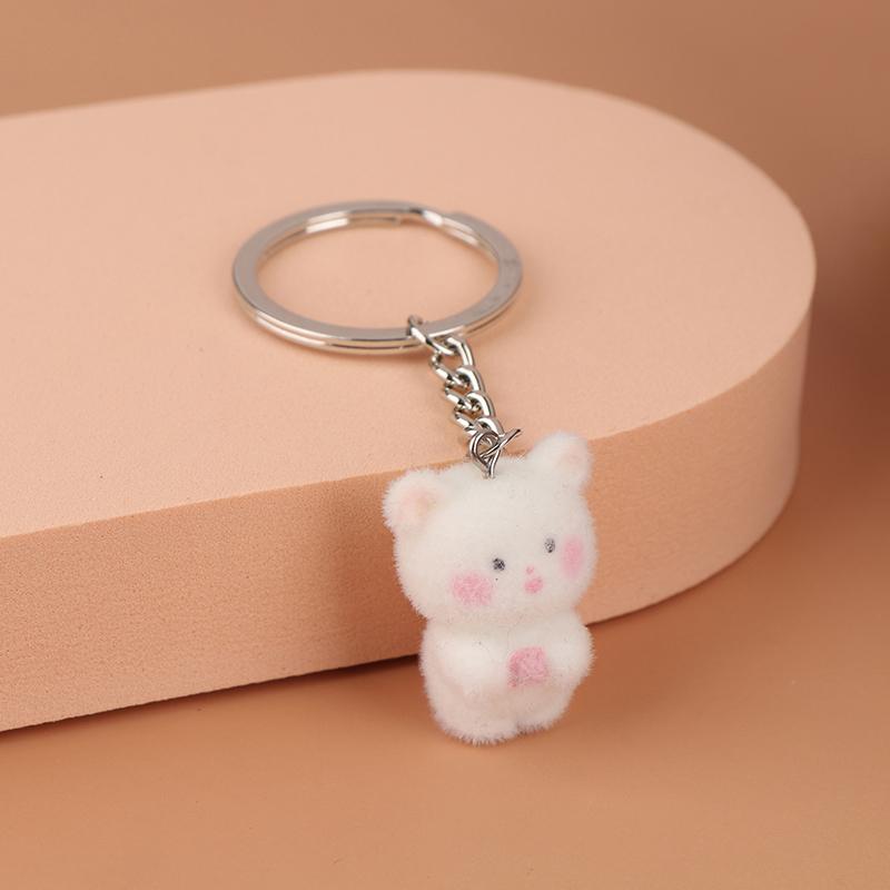 Decoración de Osito Lindo y Peludo Regalos Amantes de los Osos Mujeres Niñas Llavero de Oso Kawaii Llavero de Oso Lindo