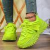 Chunky Shoes Women Trendy Platform Sneakers Height Increasing Sports Shoes Men Breathable Trainers Leisure Versatile Shoes