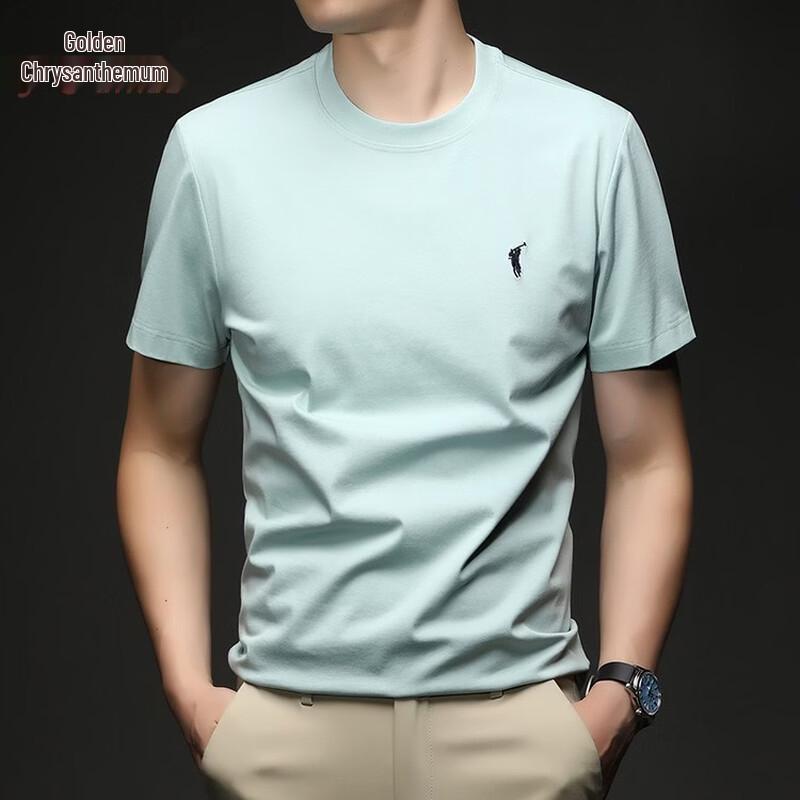 Kinjuku Men s 2026 Summer Cotton Blend Loose Fit T-Shirt 58