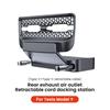 YZ For Tesla Model Y 2025-2025 Rear Air Vent Retractable Cord Expanding Docking Station Tesla Model Y Car Accessories