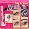 Cross-Border 300 Clusters D Curl Faux Eyelash Set: 10-18mm Dense Flower Cluster DIY Eyelashes