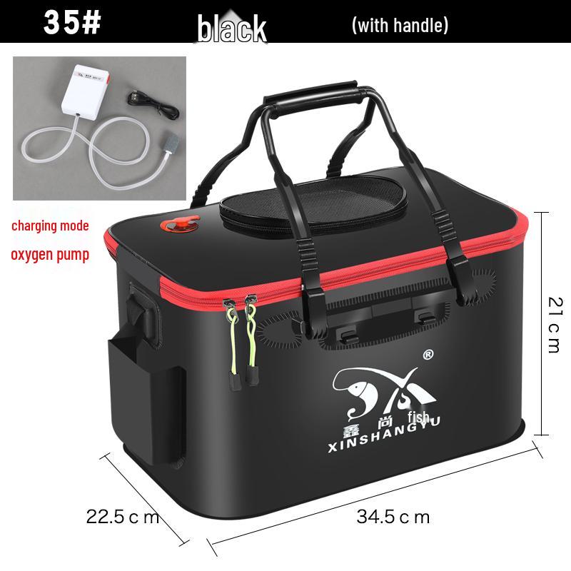 Foldable EVA Fish Keeper Bucket - Thickened Waterproof Fishing Gear