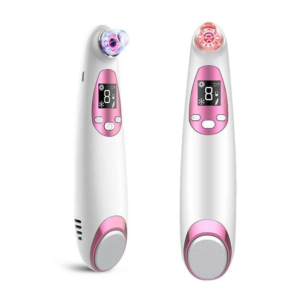New Electric Blackhead Absorber Pore Acne Deep Cleansing Apparatus Household Multifunctional Cold and Hot Compress Facial Beauty Apparatus