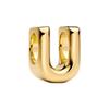 Golden Copper Metal 26 Letter Alphabet Charm Bead Component Compatible With Do It Yourself Bracelet High Quality Fine Jewelry Necklaces Neutral Style