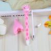 10pcs 0.5mm Creative Giraffe Gel Pen Cartoon Deer Shape Pen Cute Stationery Writing Tool Water-based Pen