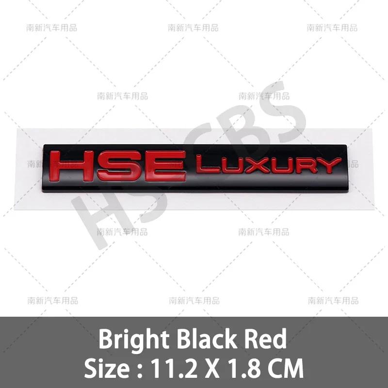 3D ABS HSE Luksusowy Znak SCV6 SCV8 SDV6 SDV8 Emblemat Tylnej Klapy Bagażnika Naklejki na Błotniki Samochodowe Do Discovery Velar Range Rover