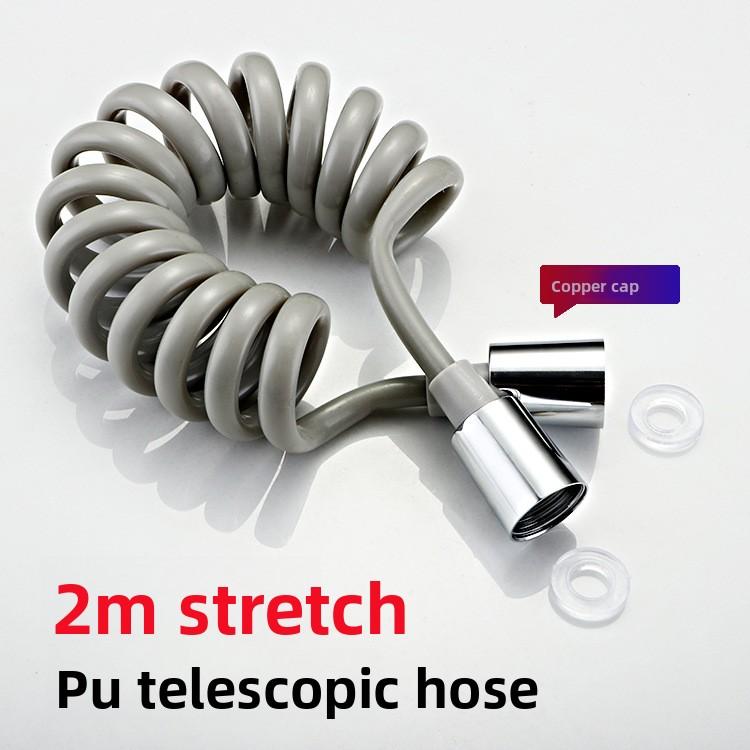 Handheld Water Toilet Bidet Sprayer Flexible Spring Shower head Hose tube Telephone Line soft Hoses bathroom Accessories