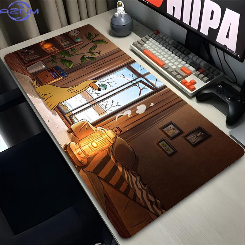 Gummi-Mauspad Kawaii Rutschfeste Schreibtischmatte Corgi Hund Niedlich Großes Gaming-Mauspad Gamer HD-Druck Mauspad Spieltastatur-Pads XXL