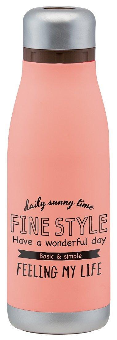 

Skater Insulated Stelen Bottle Water Bottle 400ml Fine Style Pink STY4 Thermal/Cold