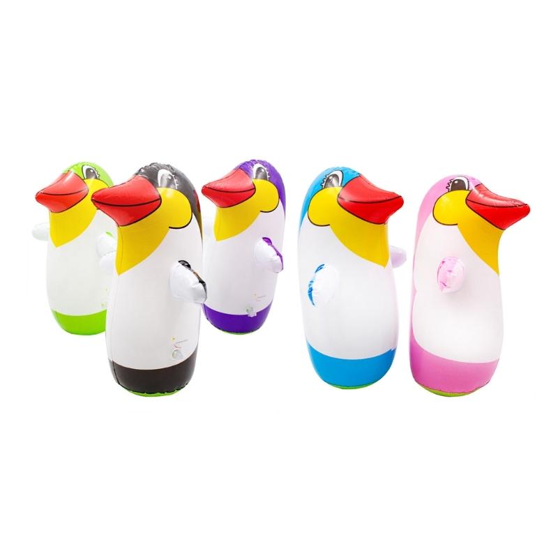 Inflatable Animal Toy Cute Penguin Toy Float Pool Animal Toy Funny Blow up Penguin Balloons for Kids Birthday Party