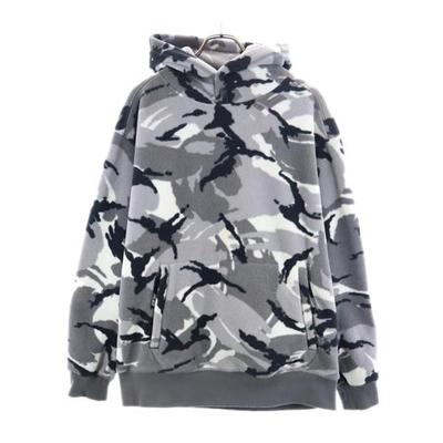 Logo spate model camuflaj Mânecă lungă Parker înghețat L pulover Bărbați Folosit