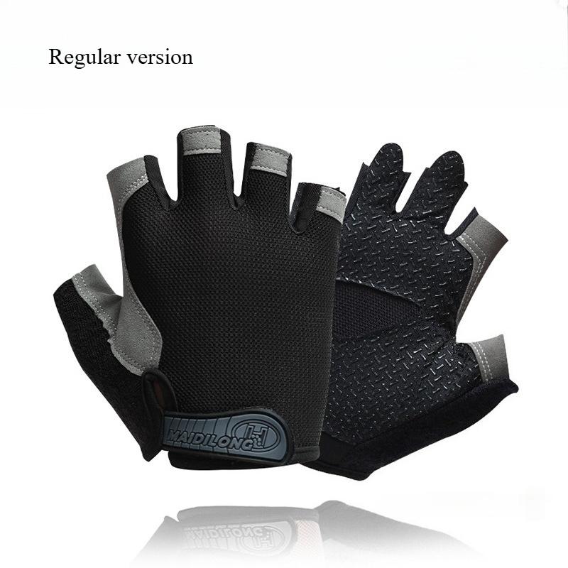 Bicycle Riding Gloves Half Finger Anti Slip Dew Proof Directional Asian Sports Outdoor Fitness Mountain Climbing Fishing