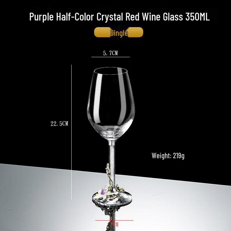 Luxury European Enamel Wine Glass