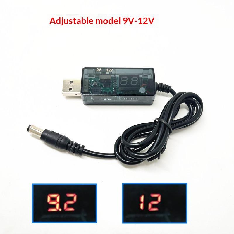 Usb Boost Converter Dc 5V To 9V 12V Step Up Converter Cable 3.5X1.35Mm Connector For Power Supply Charger Power Converter