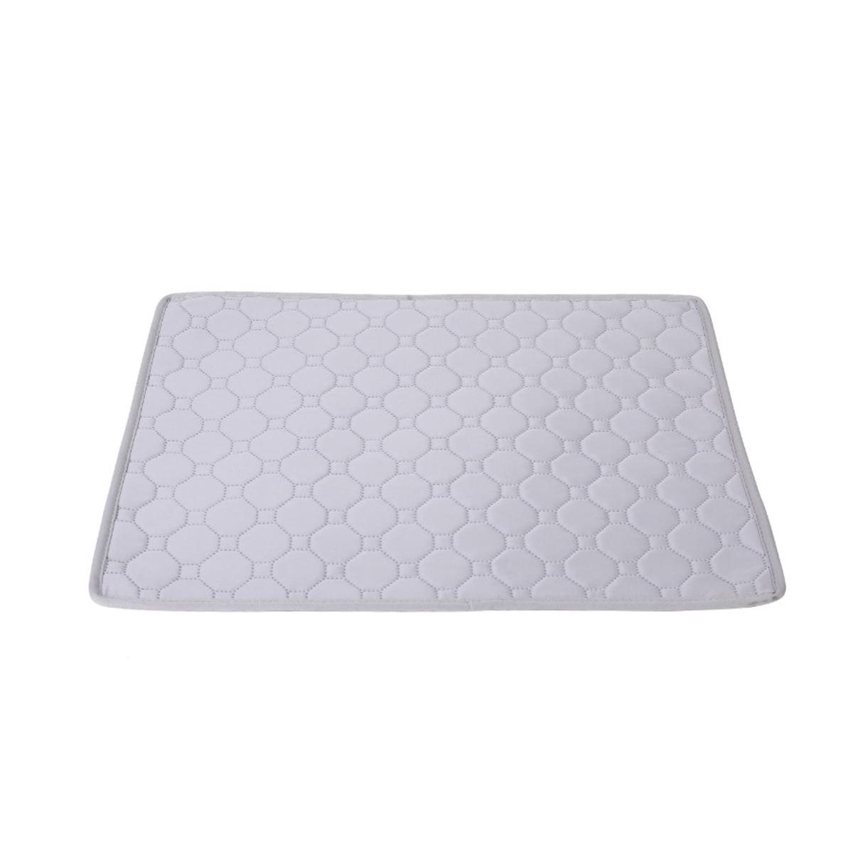 

Summer Cooling Cat Mat for Dogs Chihuahua All Seasons Dog Bed for Cats Bichon Frise Soft Cat Sleeping Mat Cat Accessories L