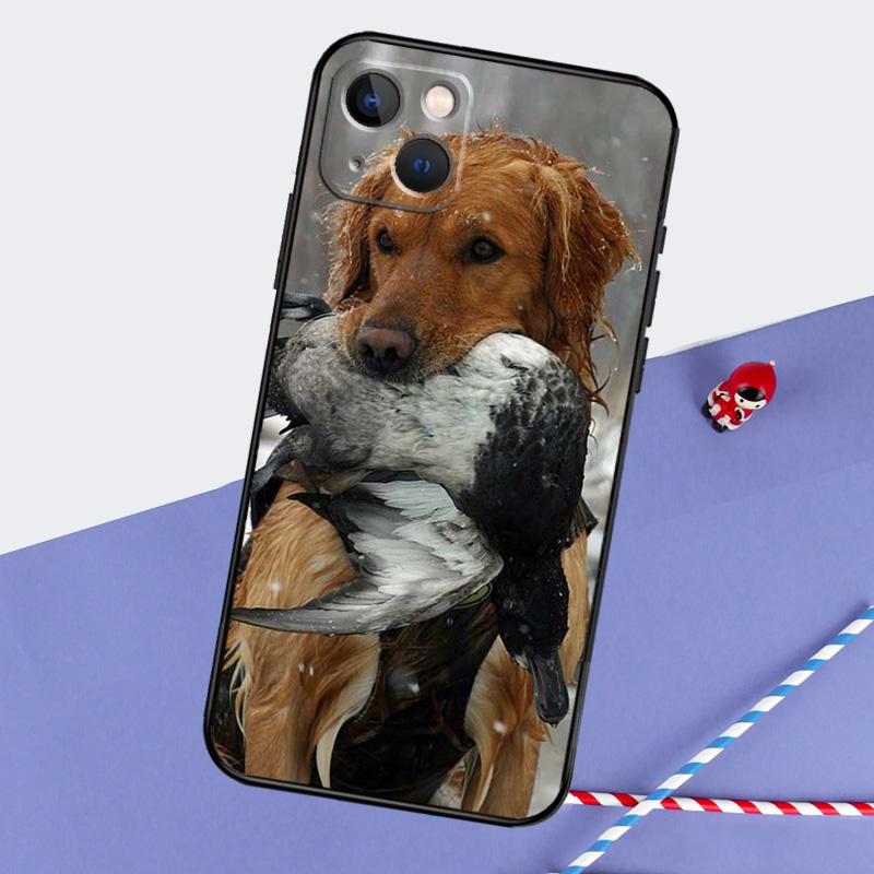 Hunting Dog Phone Case For iPhone 16 Pro Max 11 13 14 15 Pro Max 12 Mini XR 16 15 Plus 16e Back Cover