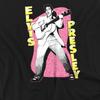 Elvis Presley Unisex Adult Pink Rock T-Shirt