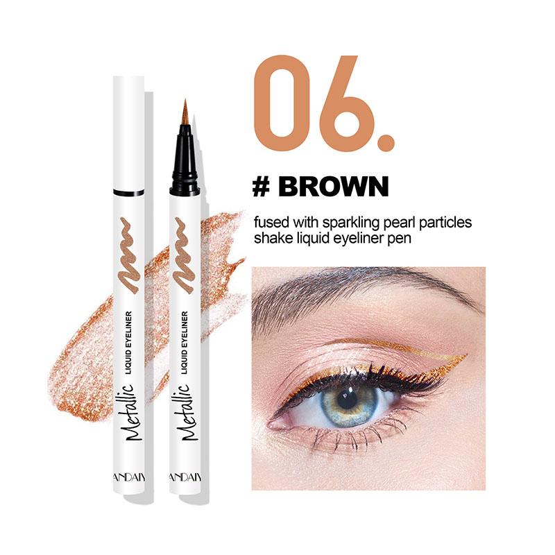 

Перламутровая быстросохнущая подводка для глаз Sleeper Silkworm Pen Водостойкая шелковистая ультратонкая жидкая подводка для глаз