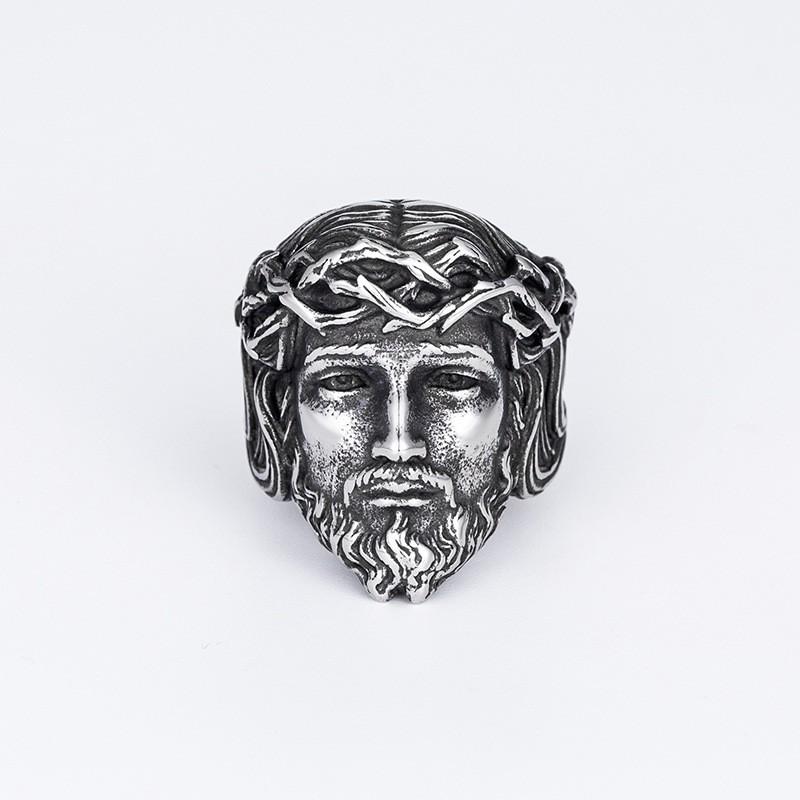 European and American Retro Personalized Men s Ring Men s Avatar Ring Pattern Jewelry 2026 No. 7