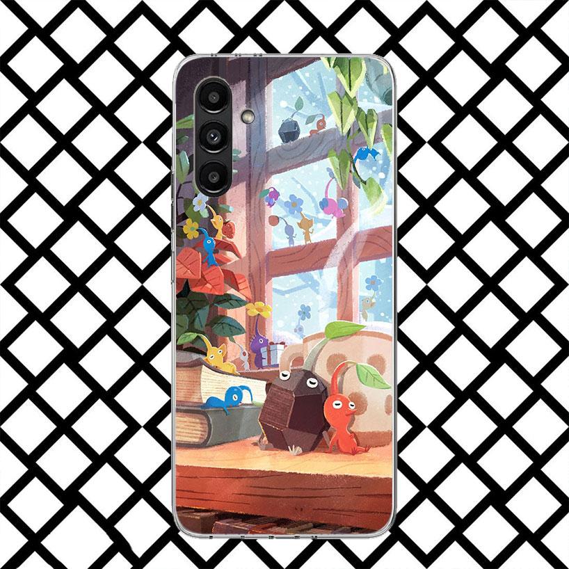 Game P-PikminS 4 Phone Case for Samsung Galaxy A17 A37 A57 A16 A26 A36 A56 A15 A25 A35 A55 A14 A24 A34 A54 A13 A23 A33 A53 Galax