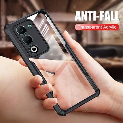 Transparent Acrylic Armor Shockproof Coque For Oppo A5 4G 5G Case TPU Soft Frame Protection Fundas OppoA5 Pro A5Pro A5m A5x A 5