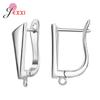 Fashion Simple Earring Findings Earrings Clasps Hooks Fittings DIY Jewelry Making 925 Sterling Silver Drop Earrings Accessories