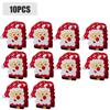 1-20PCS 2025 Christmas Gift Bag Creative Felt Cloth Children Candy Gift Bag Christmas Eve Handheld Portable Apple Bag