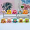 10pcs/Set Mini Wakuku Figure Toy Rabbit Figurine Desktop Decoration Model Ornaments Toys Boys Girls Christmas Gifts