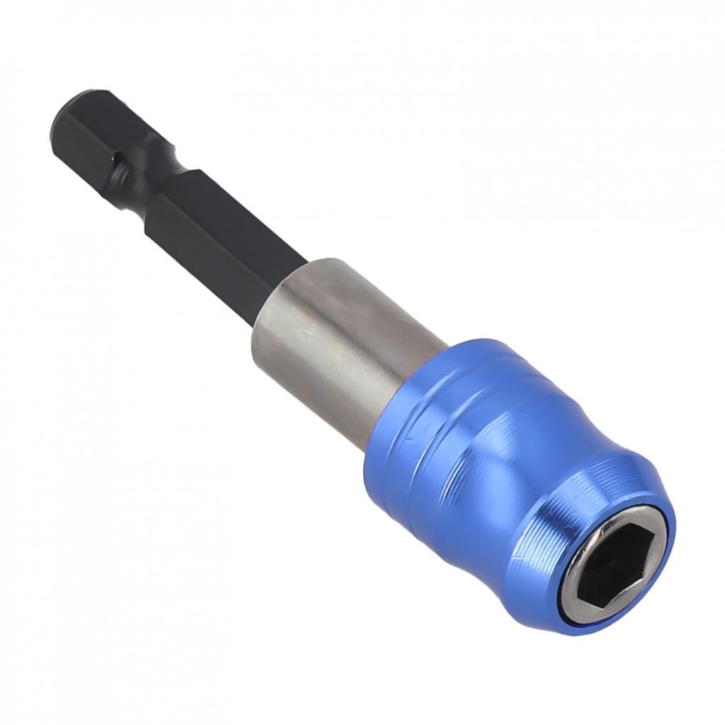 Quick Release Screwdriver Drill Bit Extension Magnetic 1/4 Head Hex Shank Rod