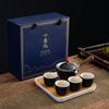Portable Travel Tea Set Xiaokang Bubble Lazy Automatic Tea Making Artifact Ceramic Business Gift