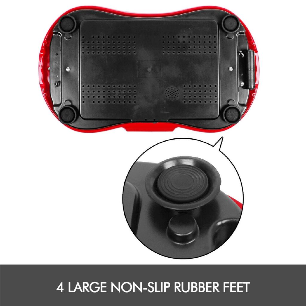 110V 250KG Max Bearing Exercise Fitness Slim Vibration Machine Trainer Plate Platform Body Shaper +Remote Watch+ RC+Resistance Band
