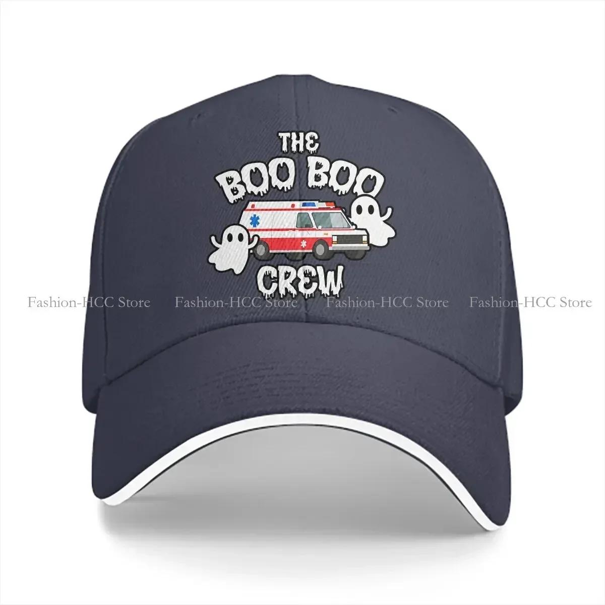 

Washed Unisexs Baseball Cap EMS EMT Paramedic Boo Boo Crew Halloween Trucker Snapback Caps Dad Hat Ambulance Ambulances One Size
