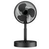 Ventilatore da Tavolo e da Pavimento Modello Ricaricabile USB Lunga Durata Batteria Pieghevole Mini Ventilatore Retrattile Ventilatore Elettrico Portatile Oscillazione a 180°